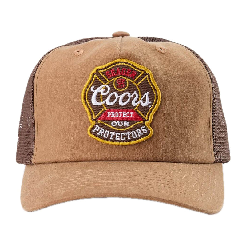 Protectors Badge Wax Snapback Brown - Rooster Bus