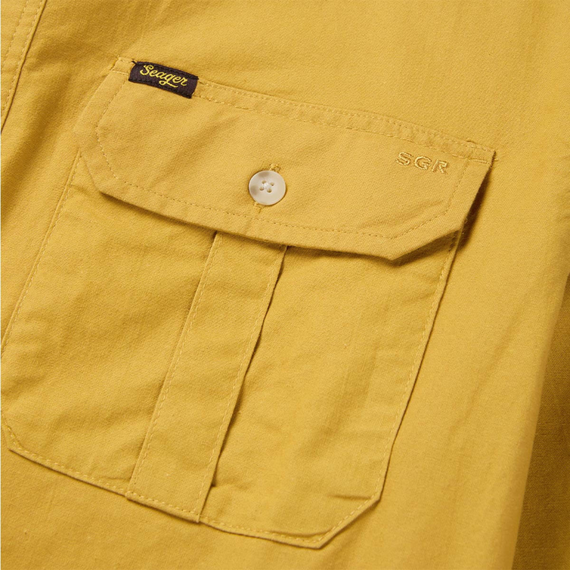Chief Overshirt – Washed Amber Gold