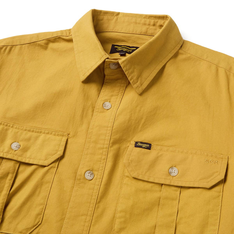 Chief Overshirt – Washed Amber Gold