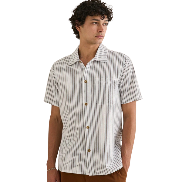 Seersucker Stripe Ss Shirt