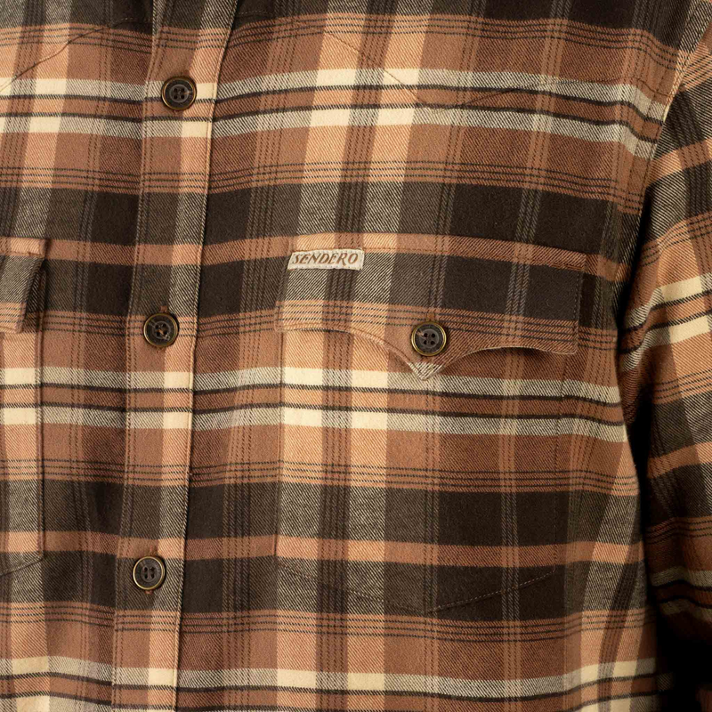 Moab Flannel Shirt – Brown/Black