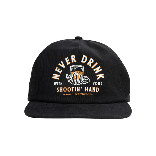Shootin' Hand Hat - Black - Rooster 