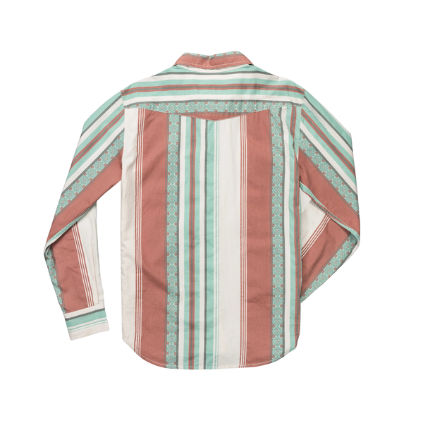 Serape Pearl Snap Shirt - Rooster 