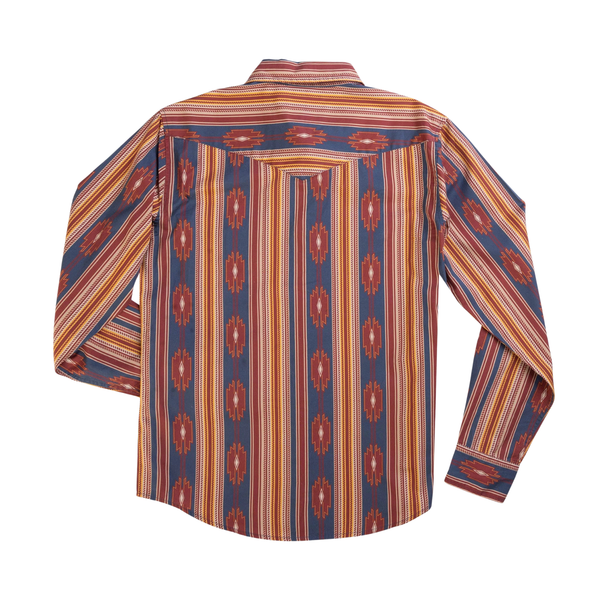 The Wyatt Pearl Snap Serape Shirt - Rooster 
