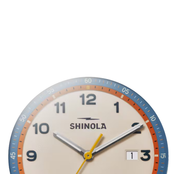 Canfield Model C56 3HD 43mm, Navy Leather Strap - Rooster 