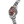 Gift Set: Monster GMT 40mm Silver Bracelet - Rooster 