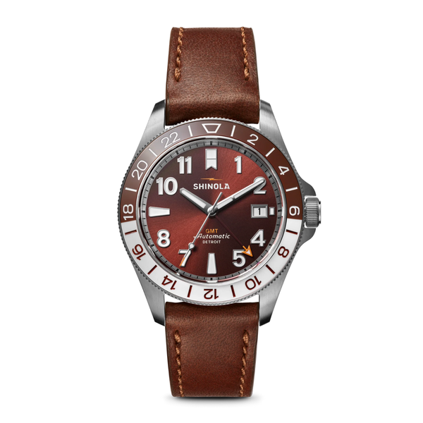 Gift Set: Monster GMT 40mm Silver Bracelet - Rooster 