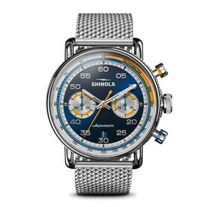 Gift Set: Canfield Speedway 44mm Silver Bracelet - Rooster 