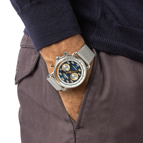 Gift Set: Canfield Speedway 44mm Silver Bracelet - Rooster 