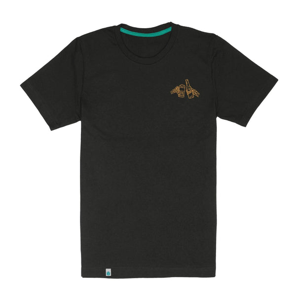 Shootin' Hand Salud T-Shirt - Rooster 