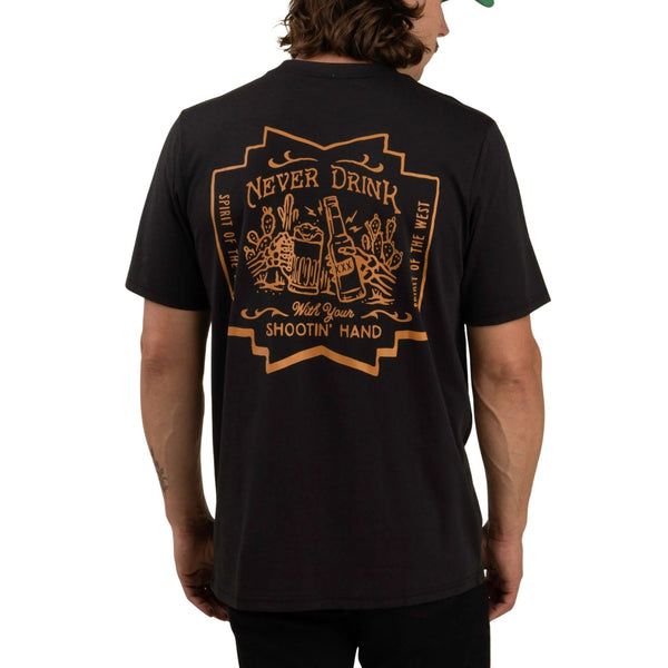 Shootin' Hand Salud T-Shirt - Rooster 