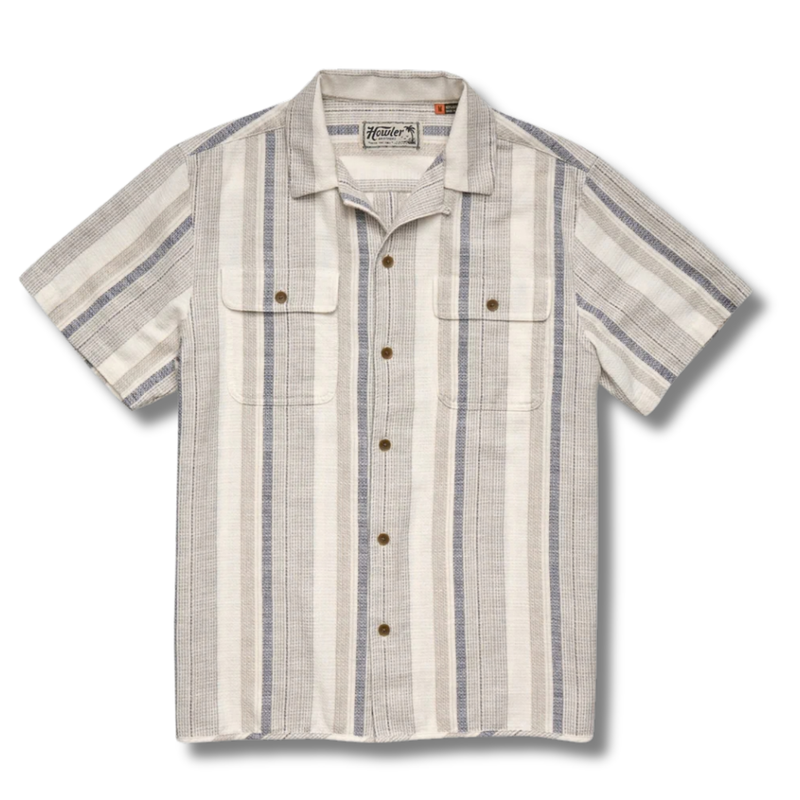 Shores Club Shirt - Old Bill Stripe – Limestone