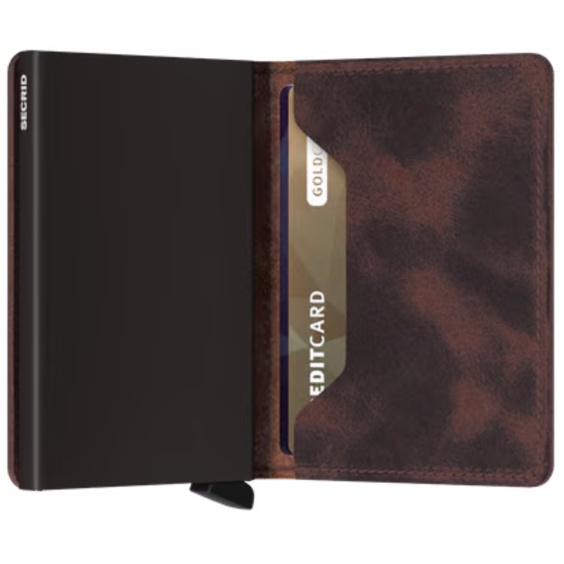 Slimwallet - Vintage Chocolate - Rooster 