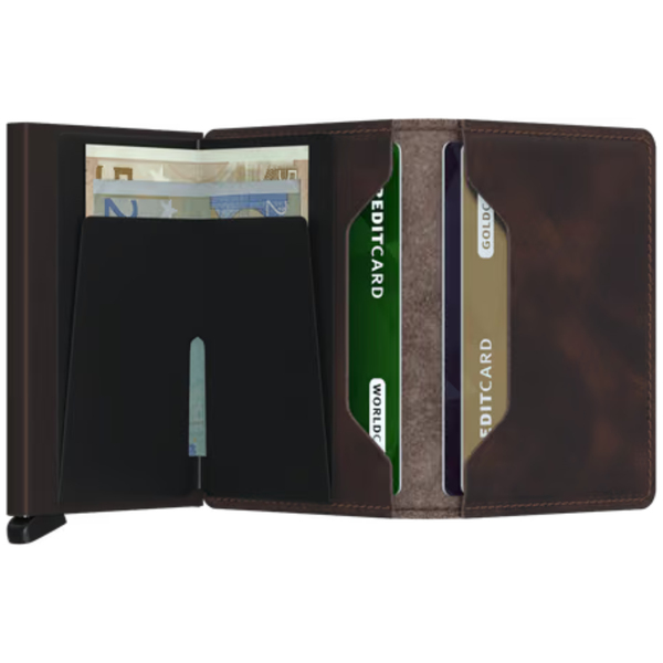 Slimwallet - Vintage Chocolate - Rooster 