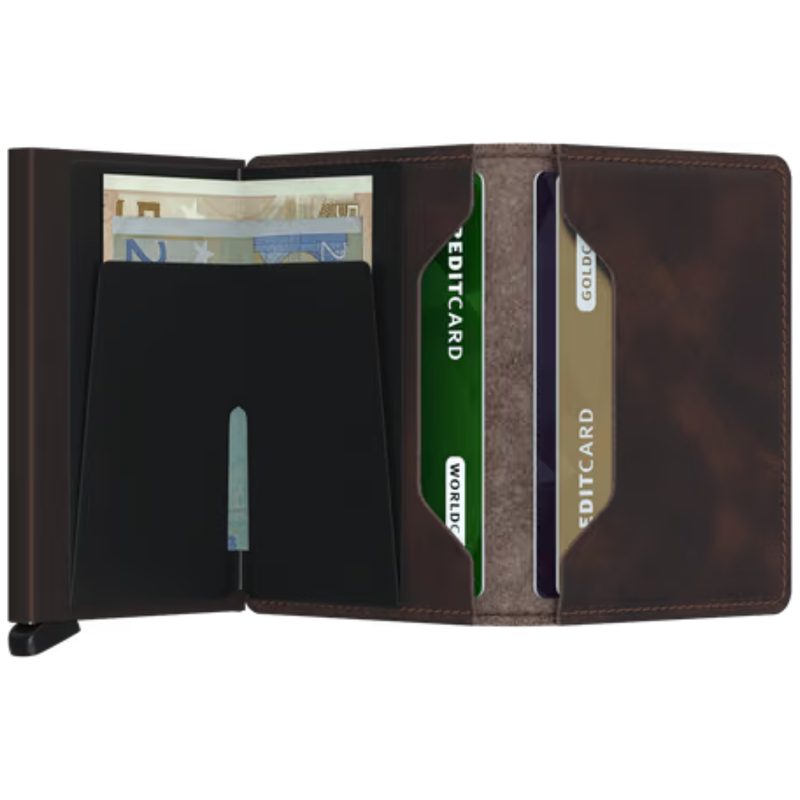 Slimwallet - Vintage Chocolate - Rooster 