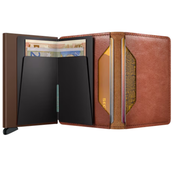 Slimwallet - Vintage Cognac Brown - Rooster 