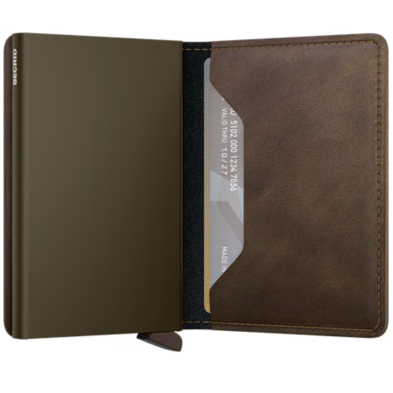 Slimwallet - Vintage Oak - Rooster 