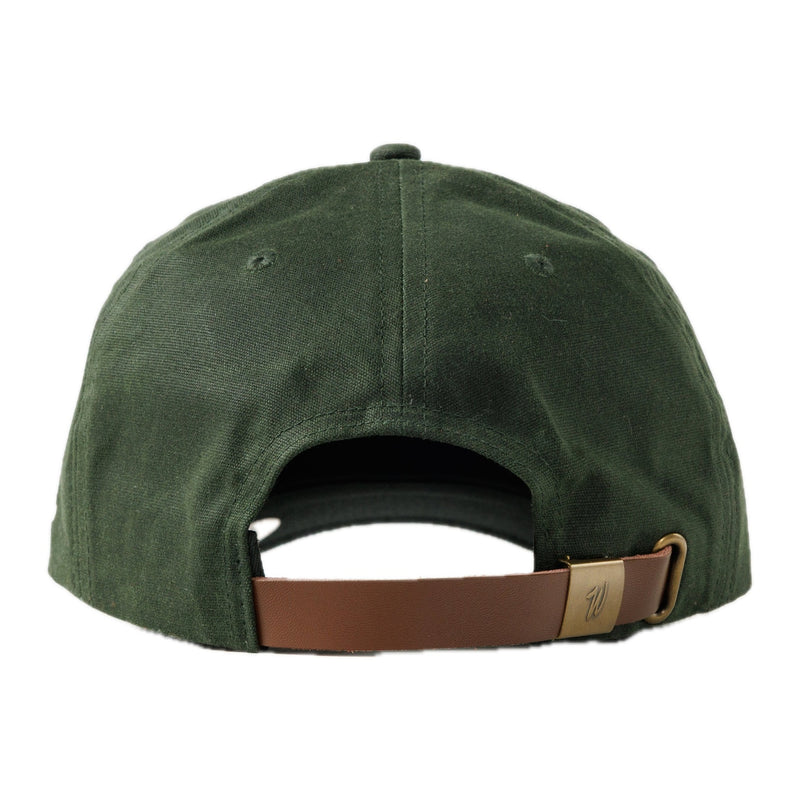 Stag Waxed Canvas Hat Green - Rooster Bus