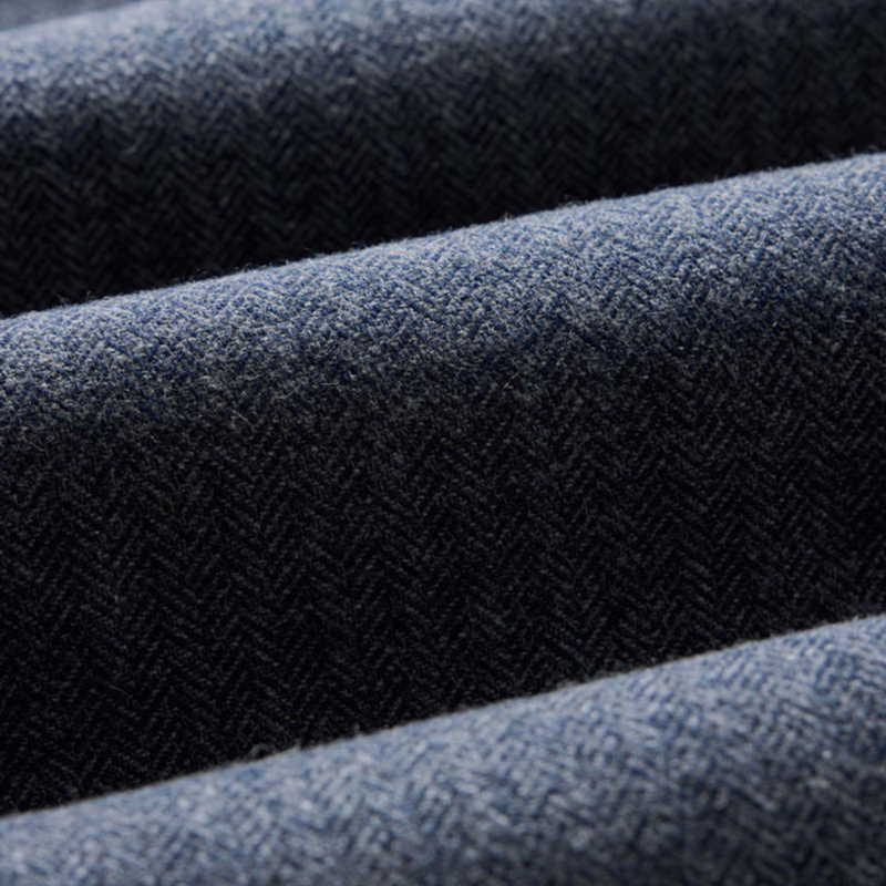 The CPO Overshirt – Indigo Ash Wool Herringbone