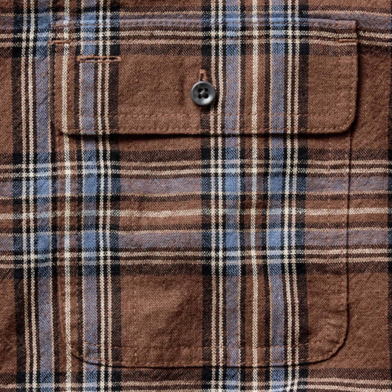The Craftsman Shirt – Brick Plaid