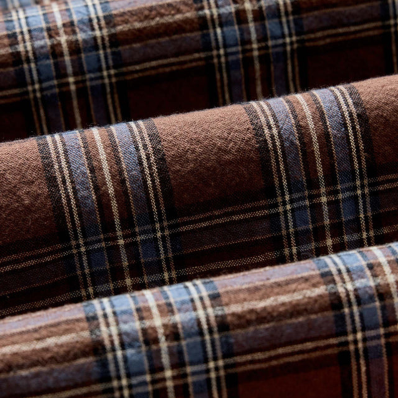 The Craftsman Shirt – Brick Plaid