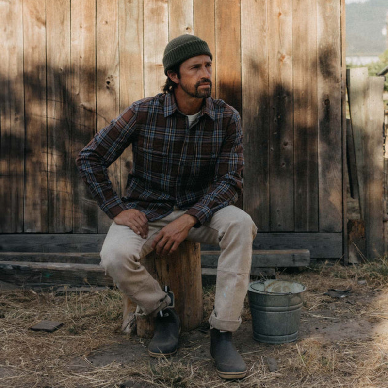 The Craftsman Shirt – Brick Plaid