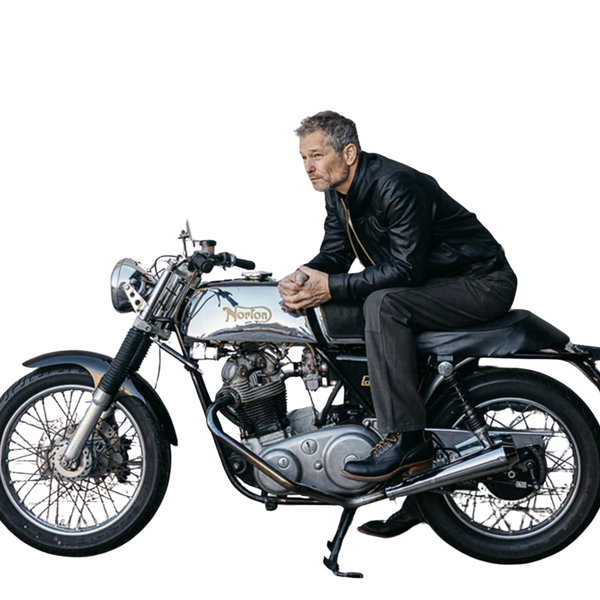 The Double Knee Pants Classic Straight - Concrete - Rooster 