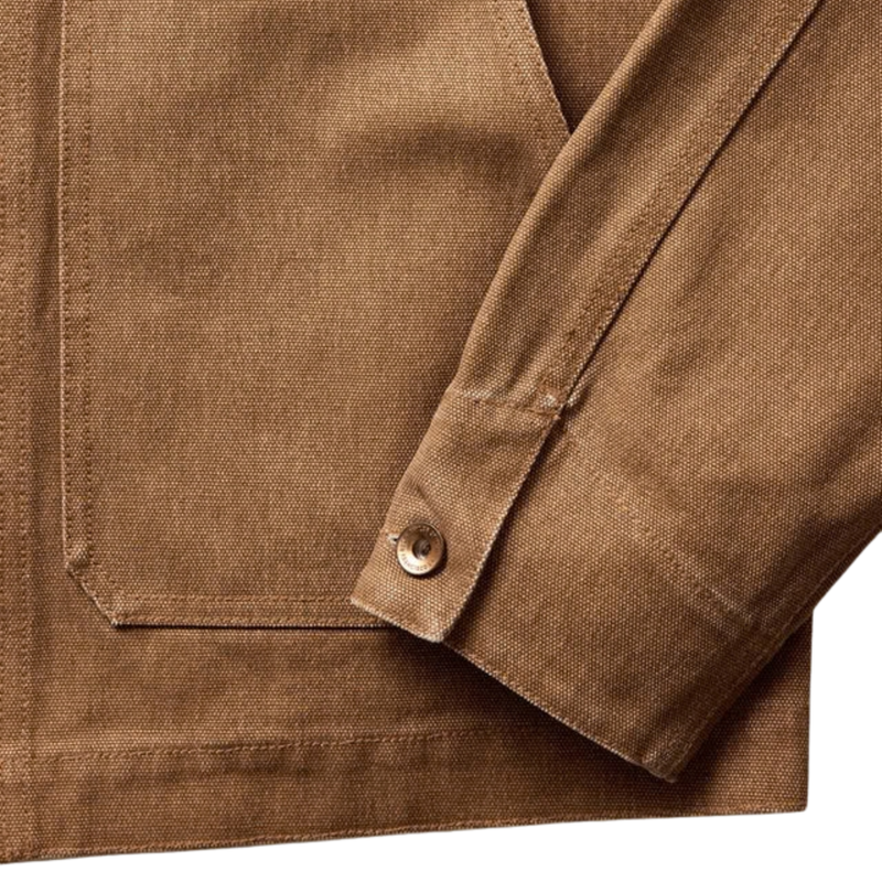 The Longshore Jacket – Tobacco Chipped Canvas