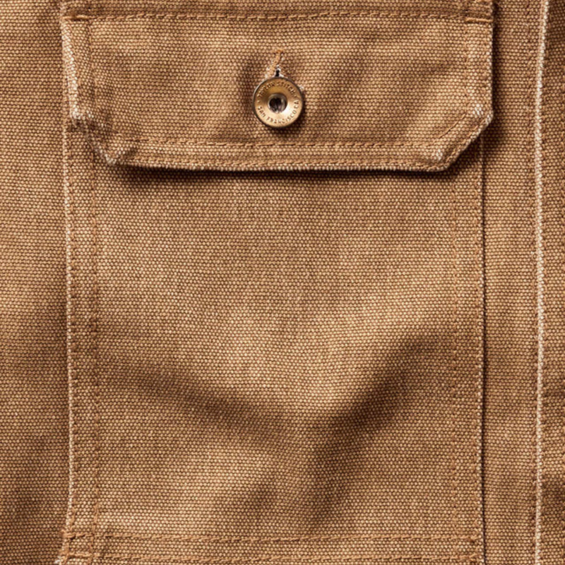 The Longshore Jacket – Tobacco Chipped Canvas