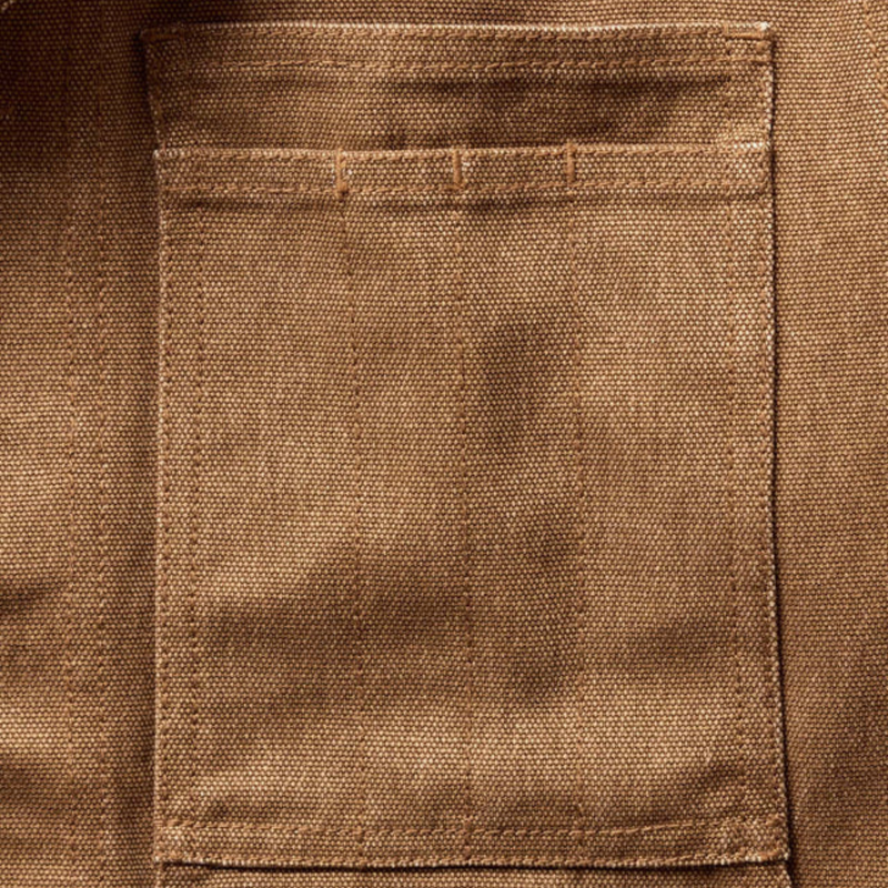 The Longshore Jacket – Tobacco Chipped Canvas