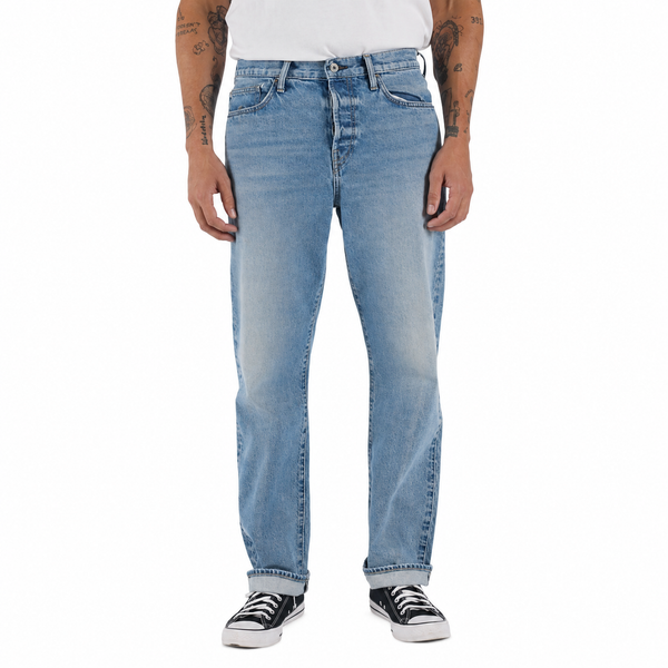 The Pail Loose Straight Natural Slub Indigo 12.5oz – LOU