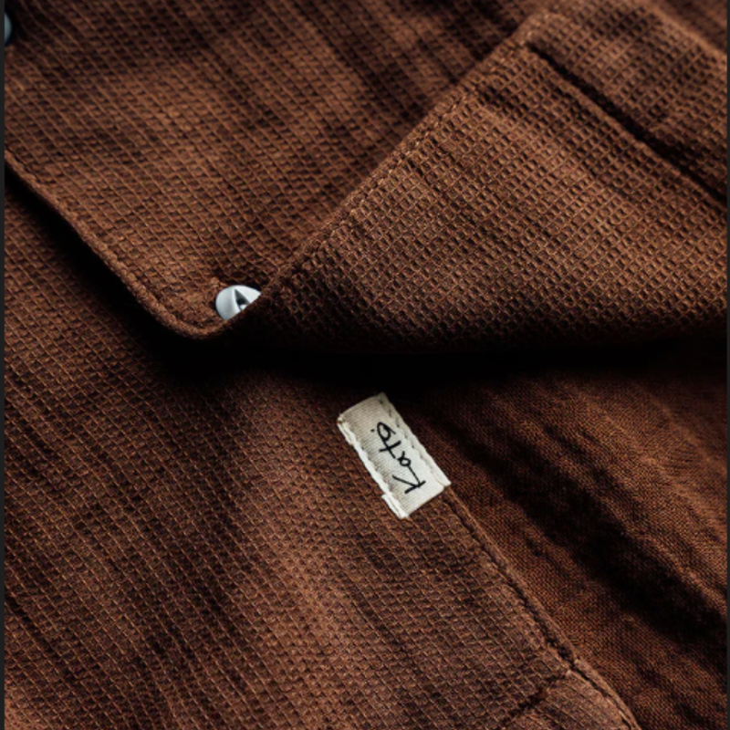 The Wrench Waffle Double Gauze Shirt – BOURBON
