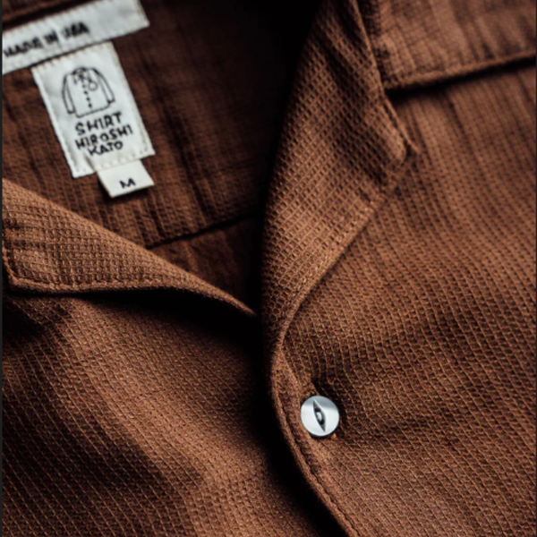 The Wrench Waffle Double Gauze Shirt – BOURBON