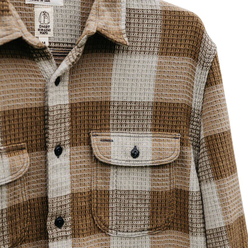 The Brace Waffle Plaid – Fog