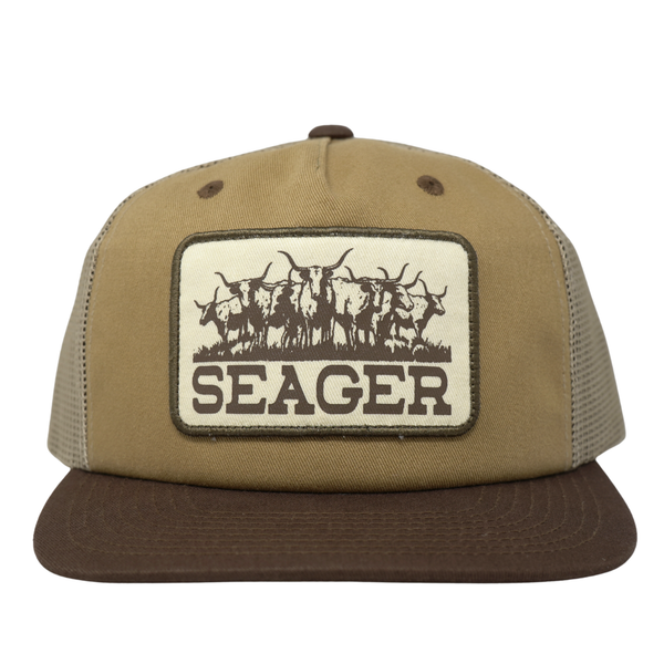 The Herd Snapback Tan/ Brown