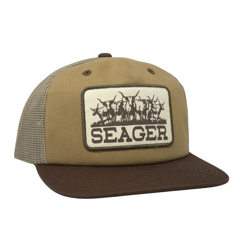 The Herd Snapback Tan/ Brown