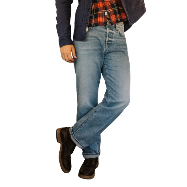 The Pail Loose Straight Natural Slub Indigo 12.5oz – LOU