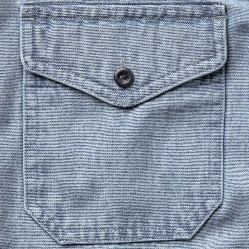 The Cadet Shirt – Washed Indigo Oxford