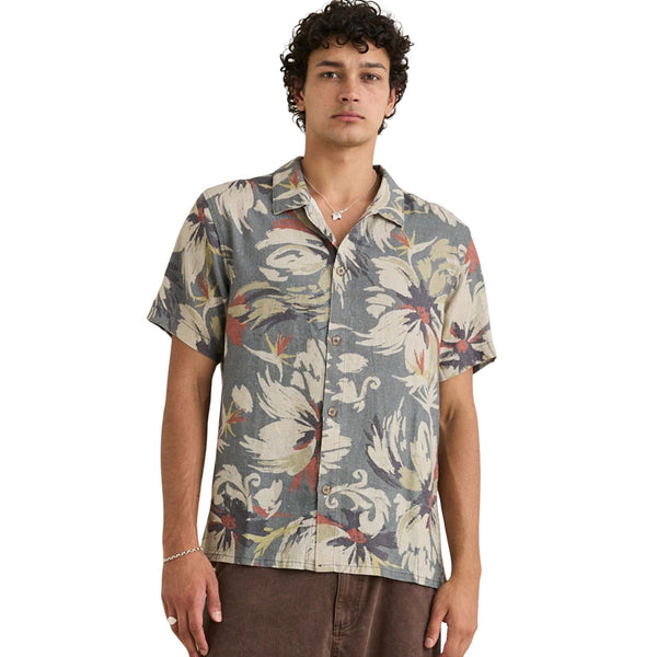 Tropical Camo SS Shirt - Rooster 