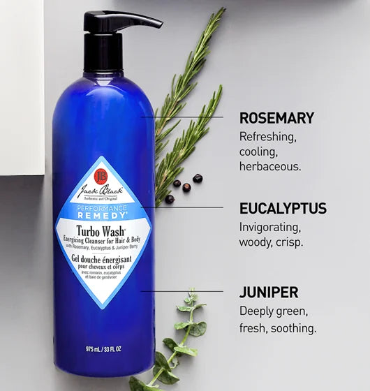 Turbo Wash Energizing Cleanser for Hair & Body - Rooster 