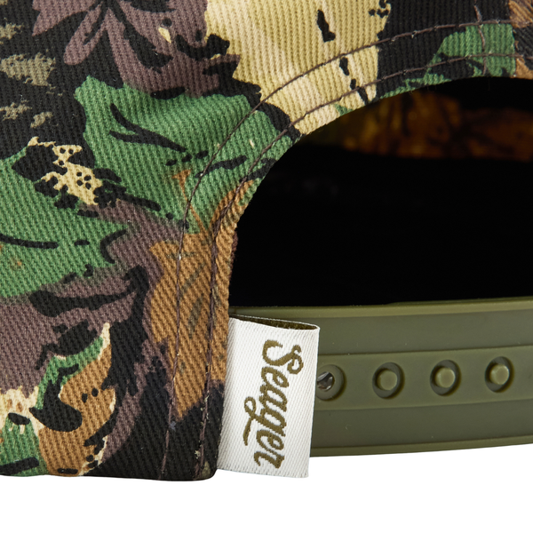 Uncle Bill Hemp Snapback Camo/Cream - Rooster 