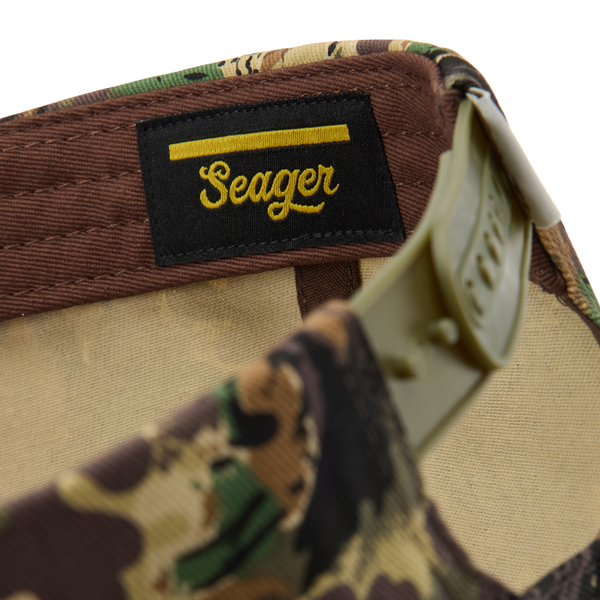 Uncle Bill Hemp Snapback Camo/Cream - Rooster 