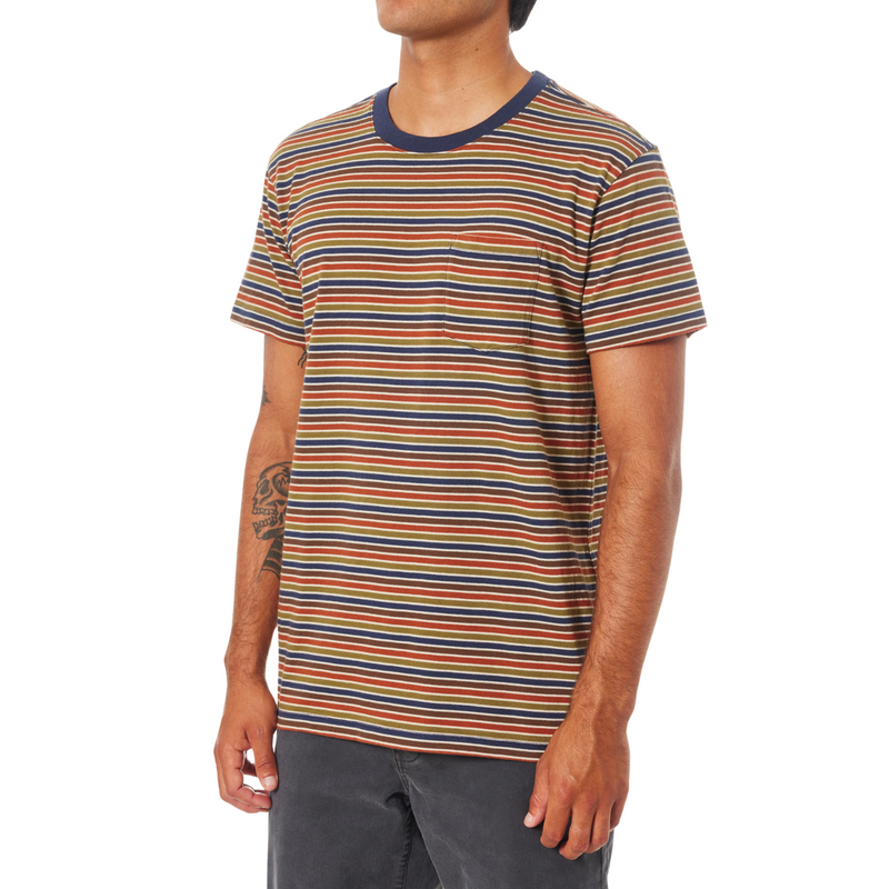Finley Pocket Tee – Rain Drum