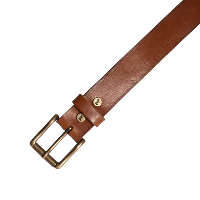 Saddle Leather Belt – Cognac