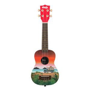 Ukadelic Surfari Soprano Ukulele - Rooster 