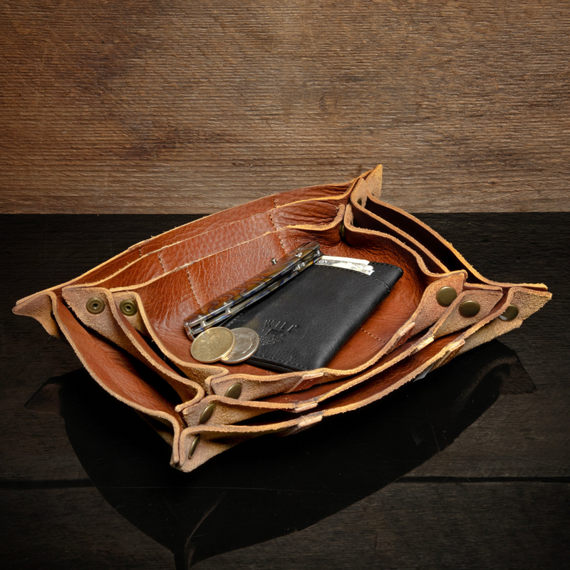 Three Piece Tray Set – Tan