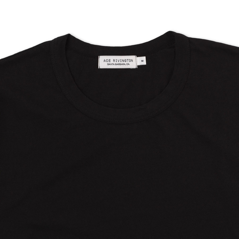 Super Soft "Supima" Tee - Black - Rooster 