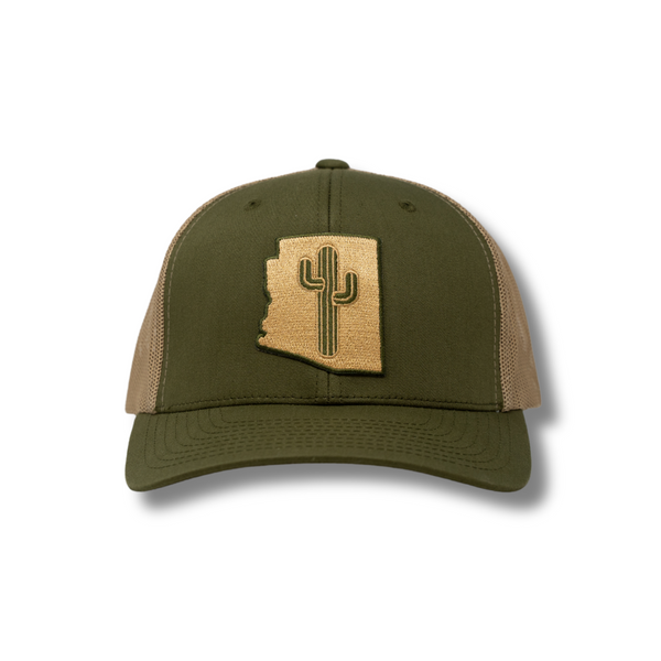 Cactus Stated Green/Khaki Trucker