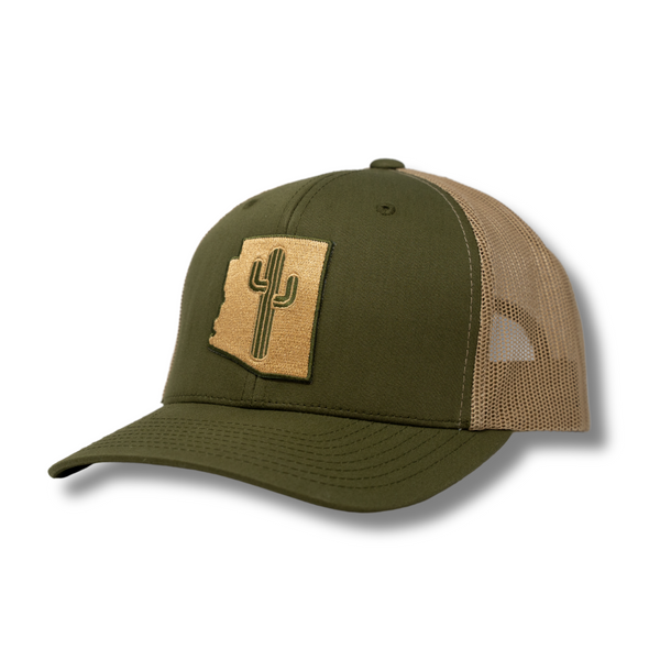 Cactus Stated Green/Khaki Trucker