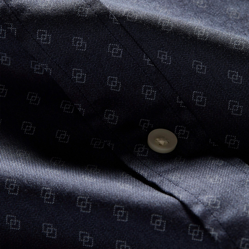The Movement Shirt – Navy Dusk Diamond Print